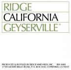 Ridge - Geyserville California 2023 (750ml)