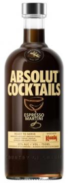 Absolut Cocktails - Espresso Martini (750ml) (750ml)