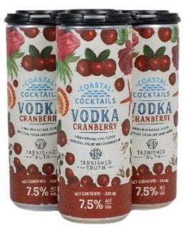 Coastal Cocktails 4pcan - Cranberry (4 pack 12oz cans) (4 pack 12oz cans)