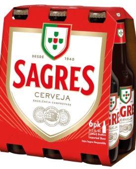 Sagres 6pbtl - Lager (6 pack 11.2oz bottles) (6 pack 11.2oz bottles)