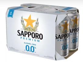 Sapporo 6pcan - Non-alcoholic (6 pack 12oz cans) (6 pack 12oz cans)