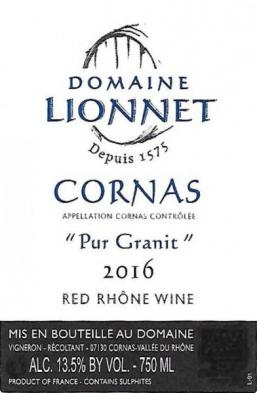 Domaine Lionnet - Cornas Pur Granit 2019 (750ml) (750ml)