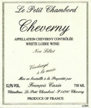 Francois Cazin - Cheverny Le Petit Chambord 2022 (750ml) (750ml)