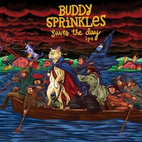 Kent Falls Brewing Co. - Buddy Sprinkles Saves the Day Imperial Pale Ale (4 pack 16oz cans) (4 pack 16oz cans)