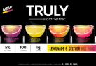 Truly Hard Seltzer - Lemonade & Seltzer Mix Pack - Black Cherry Lemonade, Original Lemonade, Mango Lemonade, Strawberry Lemonade (221)