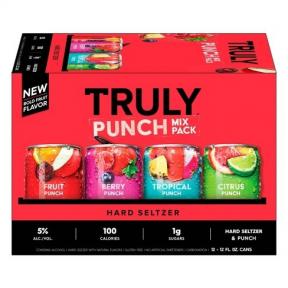 Truly Hard Seltzer - Truly Variety Punch (Fruit, Berry, Tropical, Citrus) (12 pack 12oz cans) (12 pack 12oz cans)