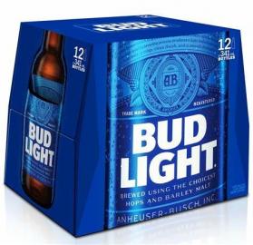 Bud Light - Lager (12 pack bottles) (12 pack bottles)