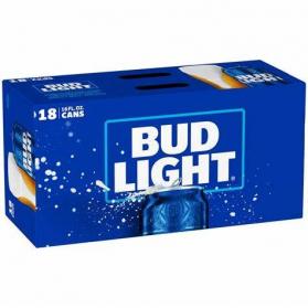 Bud Light - Lager (18 pack 12oz cans) (18 pack 12oz cans)